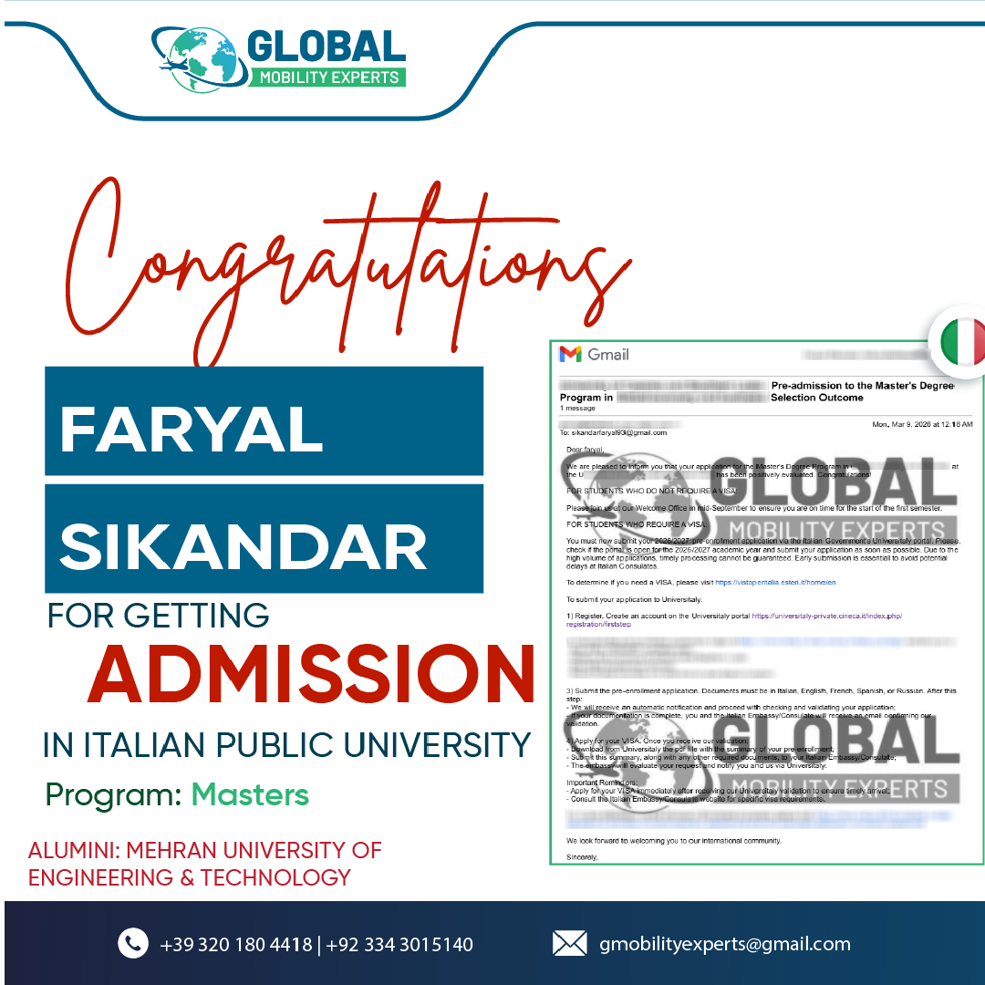 Admission Faryal